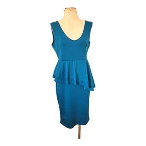 Turquoise blue dress